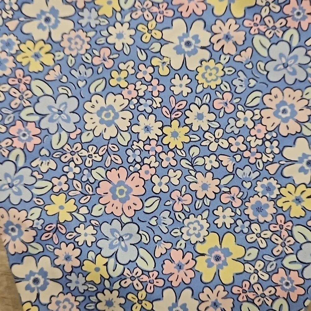 💕FRANKIES BIKINIS💕 Jagger Thong Bikini Bottom Springtime Print ~ Large L NWT